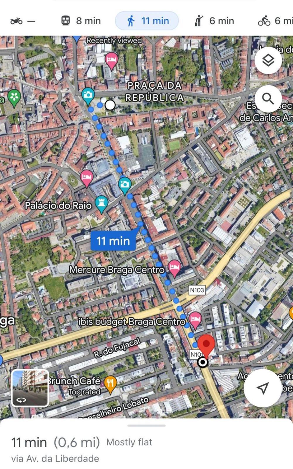 Flat Moderno E Central Em Брага Экстерьер фото